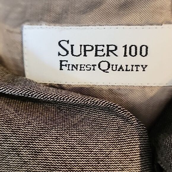 Men's Boss Hugo BossGray Blazer 40L Euc - Picture 3 of 5